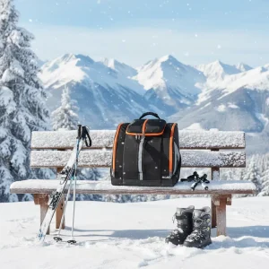 Large Capacity Ski Equipment Carry Bag for Snowboard Boots and Helmet