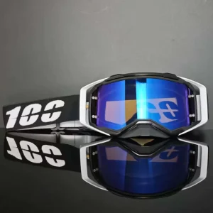 Lightweight PC Motorcycle Riding Goggles Replaceable Lenses for Outdoor Cycling Skiing Dirt Bike Racing Motocross