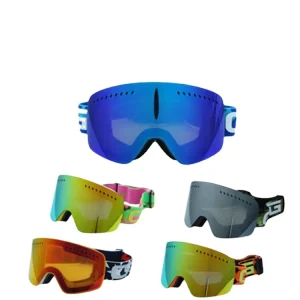 Luxury Brand Custom logo Ski Goggles High Quality Sports Anti Fog Snowboarding Goggles