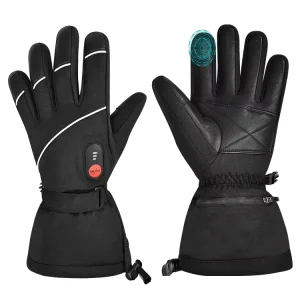 M L Sizes Insulated Winter Skiing Gloves Waterproof Windproof Touch Screen Compatible Battery Heated Warm Available