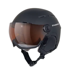 MOON Custom Logo Full Face Ski Helmet with In Mold Technology and CE Certification