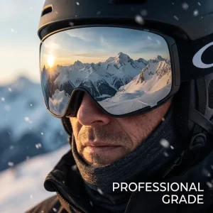Made in China Double Layer Magnetic Anti Fog Freestyle Ski Goggles Windproof Adult Outdoor Sports
