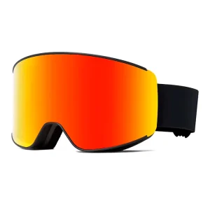 Magnet Ski Goggles Dual Layer Frameless Removable Polarized Lenses Snowboard Safety Eyewear UV400 Protection Snow Skiing Glasses