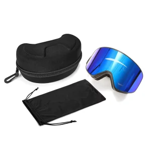 Magnetic Frame Ski Goggles Anti Fog Dual Lenses Quick Release Indoor Outdoor Sports Supplier