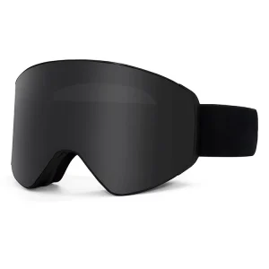 Magnetic Ski Goggles Anti Fog Polarized Lenses Skiing Goggles UV400 Protection Snowboard Glasses Snow Sports Eyewear Custom Logo