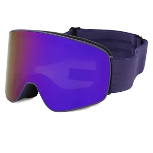 Magnetic Ski Goggles TPU Frame HD Anti-Fog Snowboard Safety Eyewear