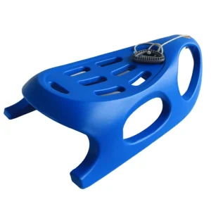 Manufacture Supply Custom Snow Sledge Winter Plastic Glider Toboggan Solid Durable Fast With Steering Wheel Ice Sled