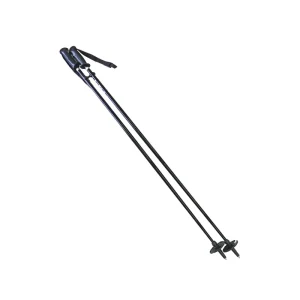 Manufacturer Direct Sales Aluminum Alloy Ski Poles with Rubber Grip, Customized Outdoor
