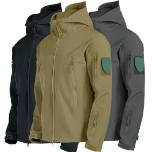 Manufacturer Men’s Winter Black Long Parka with Fur Hood