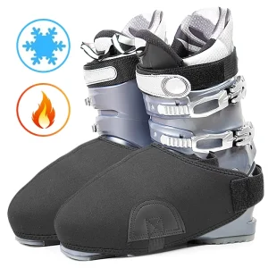 Melenlt Winter Ski Boot Covers Keep Your Feet Warm & Dry with Durable Ski Shoe Covers for Snow