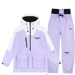 Men Winter Warm Outdoor Sports Snowboards Windproof Waterproof Clothes and Pants Set Snow Insulation Suite Women Ski Suits