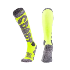 Men Women Knee High Ski Socks Summer Breathable Quick Dry Snowboard Socks Outdoor Sports Thermal Compression Socks Skiing Hiking