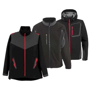 Men’s Bonded Fleece Softshell Jacket, Waterproof and Breathable