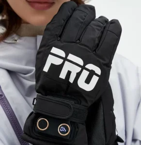 Men’s Industrial Leather Heated Work Gloves Heavy-Duty Thermal Safety Gloves