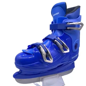 Men’s Rental Ice Hockey Skates with Metal Buckle and Impact-Resistant Design
