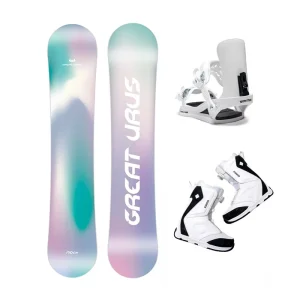 Men’s Ski Set with Bindings Eco-Friendly Materials