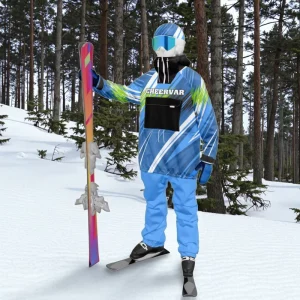 Men’s Waterproof Breathable Thermal Insulated Ski Wear for Cold Weather