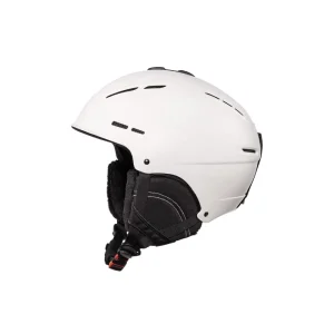 Men’s Windproof Plastic Ski Helmet Winter Safety Snowboarding Protective Unisex Adults Black White