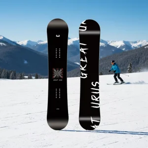 Men’s Women’s All Region Carved Flat Snowboard Set All Round Winter Sports Equipment with Shoe Holder Snowboards Set