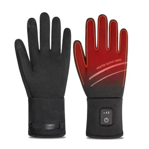 Men’s Women’s Outdoor Rechargeable Battery Ski Snow Sports Gloves Hand Warmer for Winter Heated Gloves for Motorcycle Riding