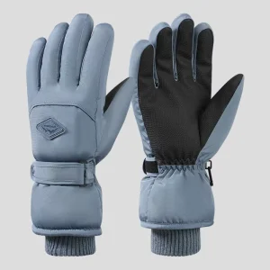 Men’s Women’s Warm Thickened Windproof Waterproof Snowboarding Touchscreen Winter Ski Gloves