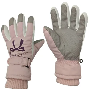 Men’s Women’s Waterproof Winter Ski Mittens Touchscreen Technology Fleece Glove Liners Leather Customizable Insulated Snowboard