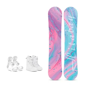 Men’s and Women’s Adult Snowboard Equipment Set Beginner to Professional Adjustable Length