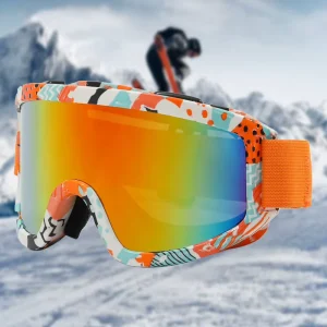 Men’s and Women’s PC Frame Snowboarding Ski Glasses
