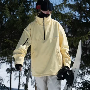 Men’s and Women’s Solid Color Ski Jacket and Pants, Warm, Windproof and Waterproof