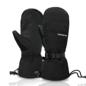 Men’s and Women’s Waterproof Windproof Anti-Slip Insulated Touchscreen Ski Gloves