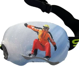 Microfiber Ski Goggles Cover Full-Color Custom Logo Winter Sports Accessory Animal Design