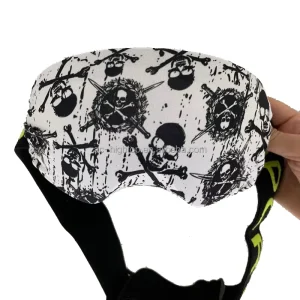 Microfiber Ski Goggles Cover Full-Color Custom Logo Winter Sports Accessory Animal Design
