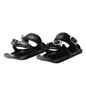 Mini Short Mini Ski Skates Short Snowskates Outdoor Skiboards for Winter Sport Skiing Equipment Black
