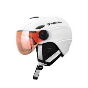 Moon Sports Ski Helmet with Visor CE & CPSC Certified Plastic for Winter Snowboarding & Skateboarding