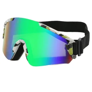 Motorcycle Dirt Bike ATV Racing MX Offroad Ski Goggles Rubber Frame Windproof Dustproof Eye Protection Scratch Resistant