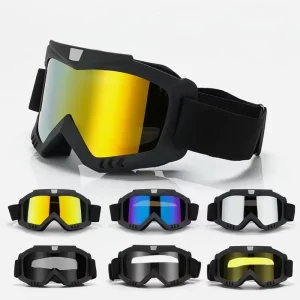 Motorcycle Dirt Bike Goggles ATV Motocross Ski Cycling Racing Windproof Dustproof UV Protection