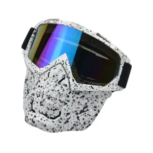 Motorcycle Goggles Windproof Tactical Dustproof Face Protection Shield