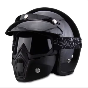 Motorcycle Helmet Mask and UV400 Motocross Goggles, Off-Road
