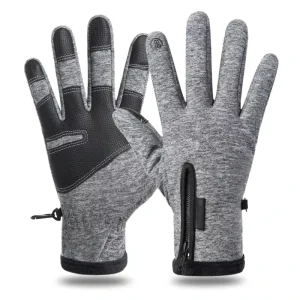 Motorcycle Riding Thermal Gloves, Full-Finger Cold Weather Gloves