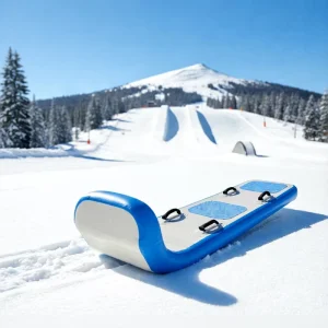 NEW DESIGN Inflatable PVC Toboggan Snow Sled for Sports & Entertainment Stable & Durable 2 4 Persons