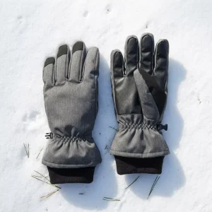 New 3M Thinsulate Men’s Ski Gloves Waterproof Windproof Heather Grey Thermal Snow Gloves with Adjustable Strap Factory