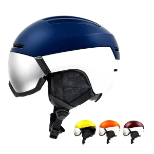 New Arrivals Ski Helmet With Goggles CE EN1077 Certified EPS Protective Snow Helmet for Alpine Downhill Ski Sports