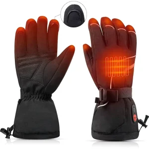 New Design Durable Unisex Heated Gloves Constant Temperature Heated Motorcycle Gloves Lightweight Ski Gloves for Winter Cycling