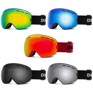 New Fashion Anti fog Snow Goggles UV400 protection Adult Winter Safety Sports Protection Snowboard OTG Ski Goggles for Men