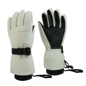 New Men’s Winter Ski Gloves Waterproof Polyester with Touch Screen Function Non Slip Wear Resistant Zipper Closure