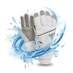New Model Southern Hemisp Winter Ski Gloves Touch Screen Technology Goatskin Fleece Lining for Cold Winter Riding Nylon for Snowboarding Thermal for