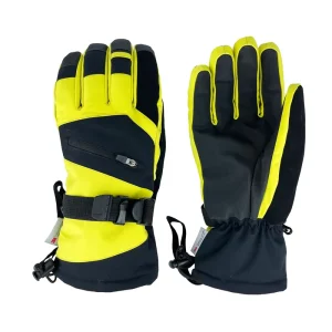 New Pink Unisex Skiing Gloves Waterproof Breathable Thermal Winter Snow Gloves with Adjustable Strap for Mountain Sports