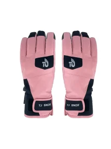 New Pink Women’s Skiing Gloves Waterproof Breathable Thermal Winter Snow Gloves with Adjustable Strap for Mountain Sports