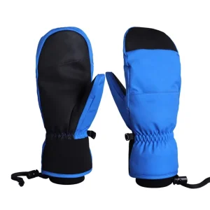 New Winter Waterproof Full Finger Ski Gloves with Inner Liner Polyester Material Non Slip Wear Resistant for Kids Snowboarding