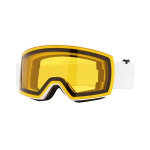 Night Vision Yellow-Tinted Dual PC Lens OTG Ski Goggles Over Glasses for Men and Women